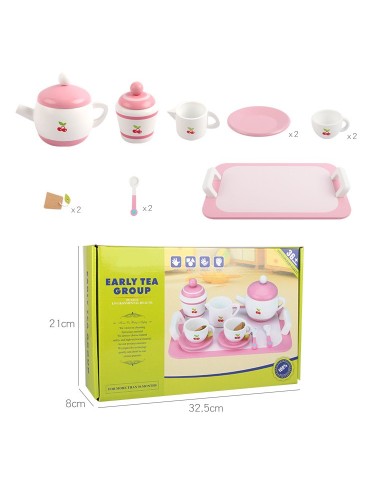 Drewniany zestaw Herbatka