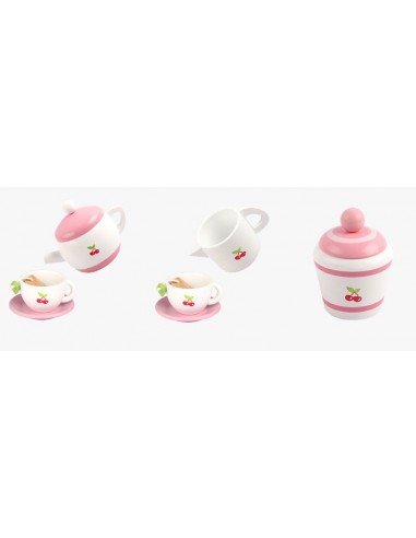 Drewniany zestaw Herbatka