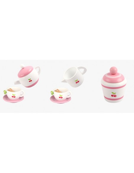 Drewniany zestaw Herbatka