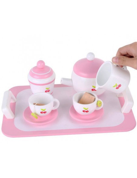 Drewniany zestaw Herbatka