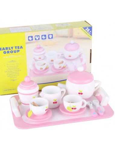 Drewniany zestaw Herbatka