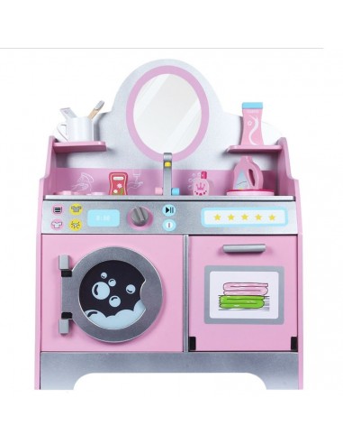 Drewniana toaletka łazienka dla dziewczynki 