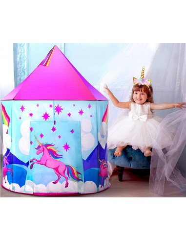 Namiot dla dzieci pałac różowy jednorożec