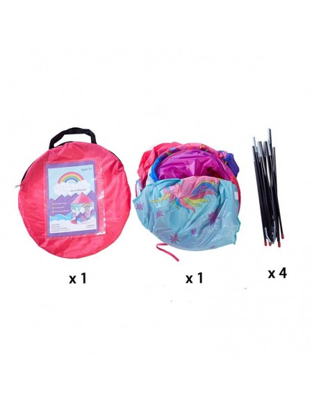 Namiot dla dzieci pałac różowy jednorożec