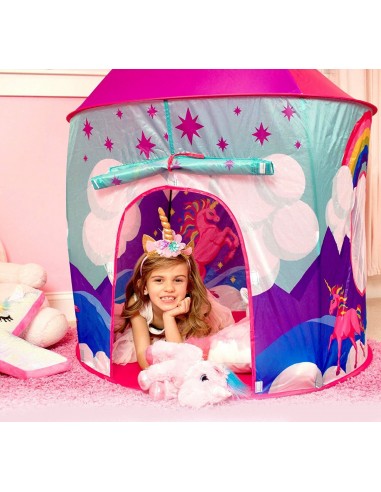 Namiot dla dzieci pałac różowy jednorożec