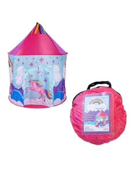 Namiot dla dzieci pałac różowy jednorożec