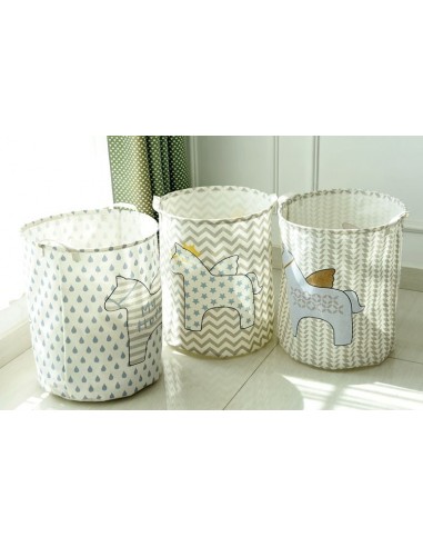 Kosz na zabawki pranie pegaz krople