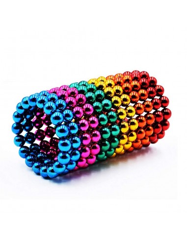 Kolorowe kulki klocki magnetyczne 216 szt 5mm