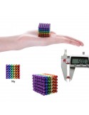 Kolorowe kulki klocki magnetyczne 216 szt 5mm