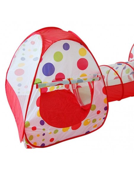 Namiot dla dzieci 3w1 z tunelem 