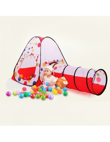 Namiot dla dzieci 3w1 z tunelem 