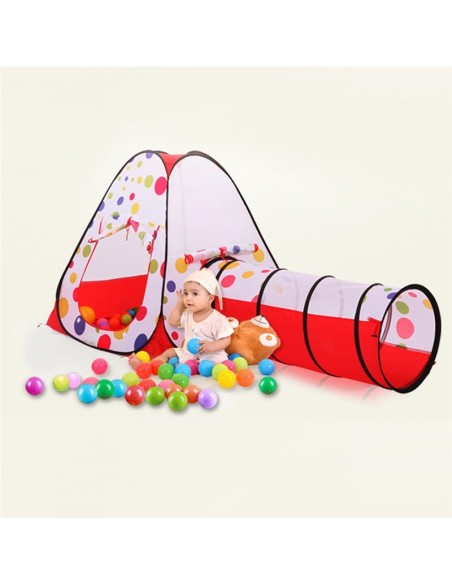 Namiot dla dzieci 3w1 z tunelem 