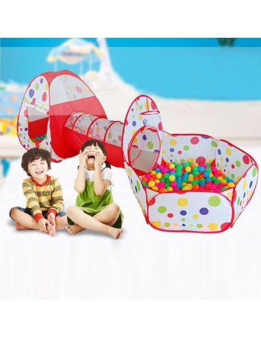 Namiot dla dzieci 3w1 z tunelem 