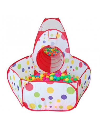 Namiot dla dzieci 3w1 z tunelem 