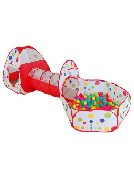 Namiot dla dzieci 3w1 z tunelem 