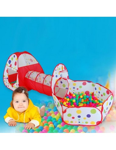 Namiot dla dzieci 3w1 z tunelem 