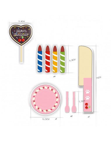 Drewniany tort urodzinowy z melodią happy birthday