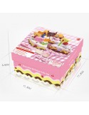 Drewniany tort urodzinowy z melodią happy birthday