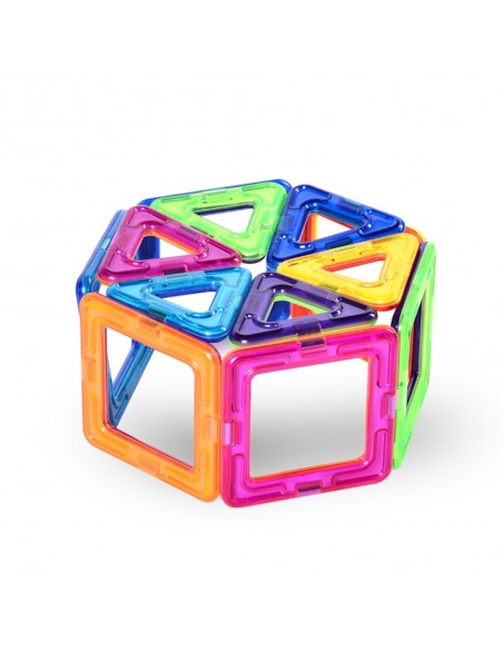 Klocki magnetyczne 3D konstrukcyjne zestaw 36 elementów