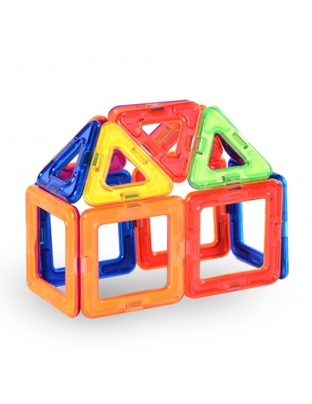 Klocki magnetyczne 3D konstrukcyjne zestaw 36 elementów