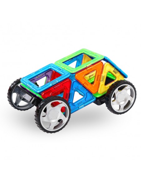 Klocki magnetyczne 3D konstrukcyjne zestaw 36 elementów