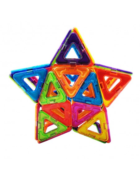 Klocki magnetyczne 3D konstrukcyjne zestaw 36 elementów