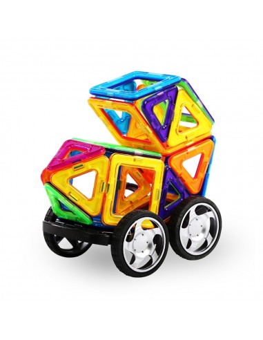 Klocki magnetyczne 3D konstrukcyjne zestaw 48 elementów