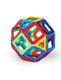 Klocki magnetyczne 3D konstrukcyjne zestaw 59 elementów
