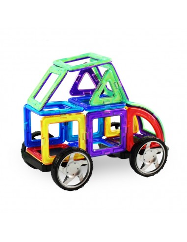 Klocki magnetyczne 3D konstrukcyjne zestaw 78 elementów