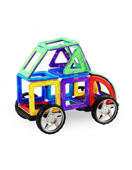 Klocki magnetyczne 3D konstrukcyjne zestaw 78 elementów