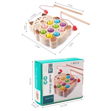 Wędkarstwo rybki do łowienia z magnesami KOT