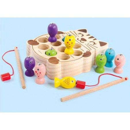 Wędkarstwo rybki do łowienia z magnesami KOT