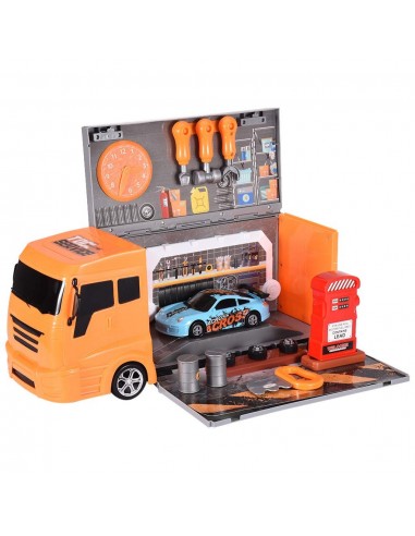 DUŻY warsztat dla dzieci narzędzia ciężarówka