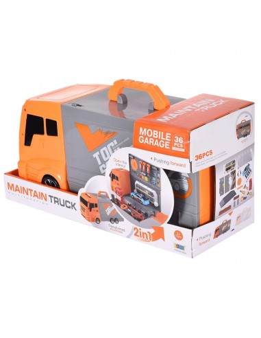 DUŻY warsztat dla dzieci narzędzia ciężarówka