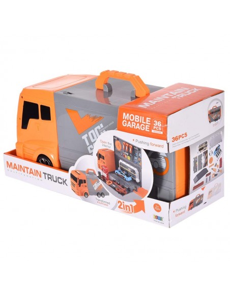 DUŻY warsztat dla dzieci narzędzia ciężarówka