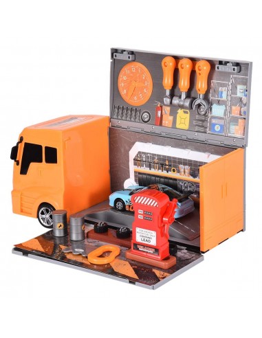 DUŻY warsztat dla dzieci narzędzia ciężarówka