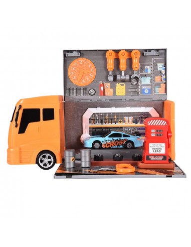 DUŻY warsztat dla dzieci narzędzia ciężarówka