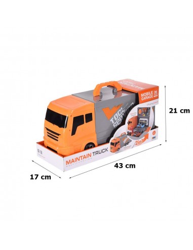 DUŻY warsztat dla dzieci narzędzia ciężarówka