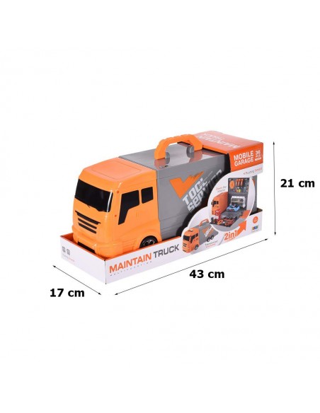 DUŻY warsztat dla dzieci narzędzia ciężarówka