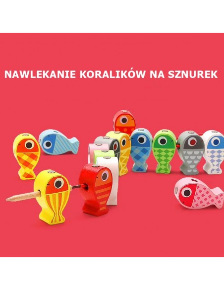 Wędkarstwo rybki do łowienia z magnesami korale balansujący delfin