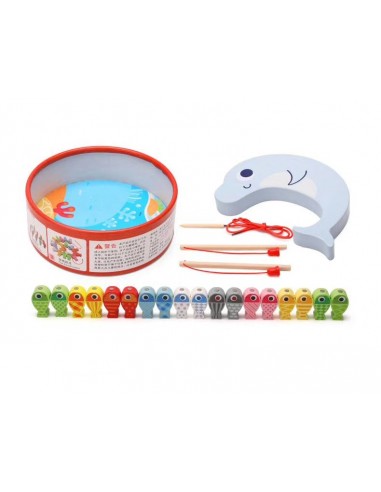 Wędkarstwo rybki do łowienia z magnesami korale balansujący delfin