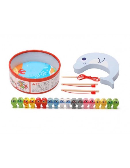 Wędkarstwo rybki do łowienia z magnesami korale balansujący delfin