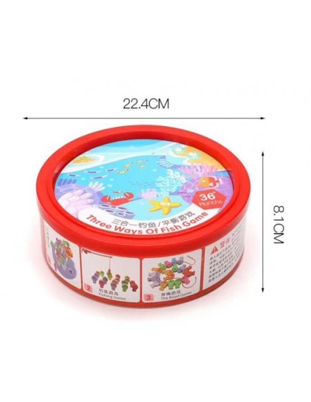 Wędkarstwo rybki do łowienia z magnesami korale balansujący delfin