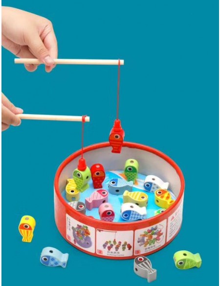 Wędkarstwo rybki do łowienia z magnesami korale balansujący delfin