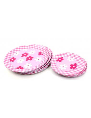 Zestaw herbatka  metalowe dla dzieci naczynia różowe