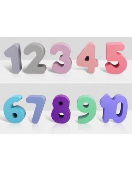 Rybki łowienie nakładanka kształty cyfry pastelowe 4w1