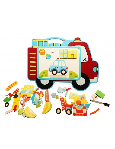 Tablica kredowa magnetyczna auto z magnesami