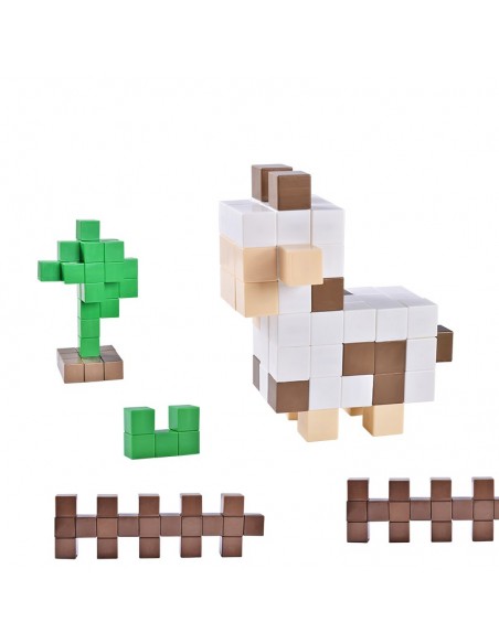 Klocki magnetyczne sześcienne 100 sztuk ocean