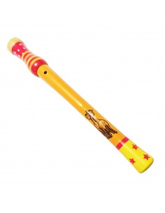 Flet drewniany czerwono - pomarańczowy 2