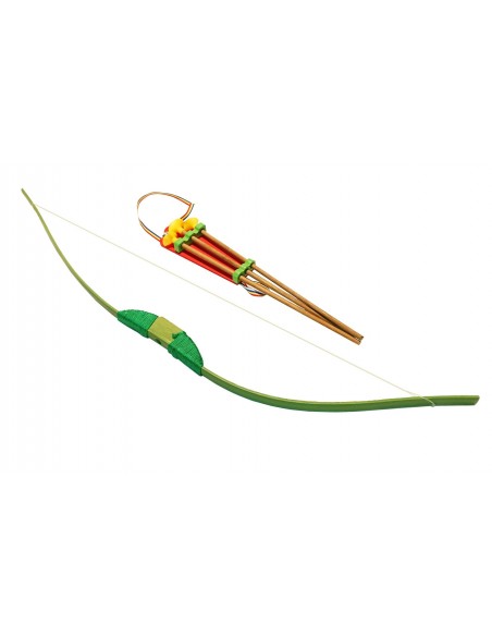 Łuk drewniany ze strzałkami 